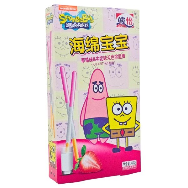 Producto - Pocky Palitos Frutilla Y Leche Edicion Bob Sponja 48 GR