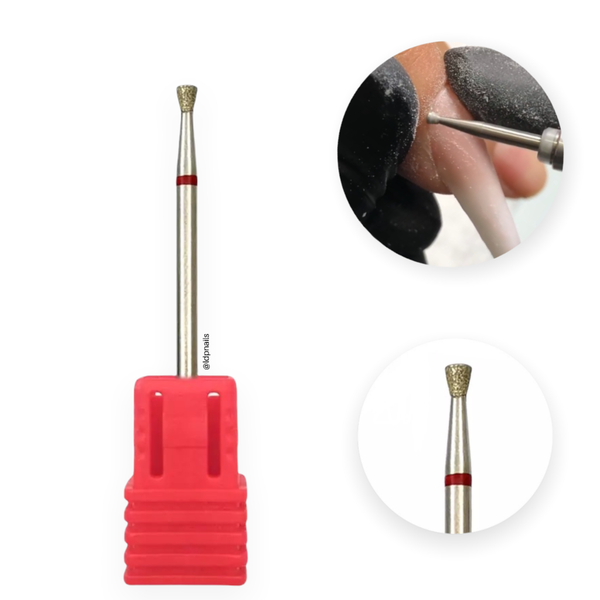 Producto - Fresa diamantada cono invertido roja