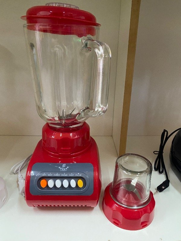 Producto - Licuadora con triturador y jarra de vidrio