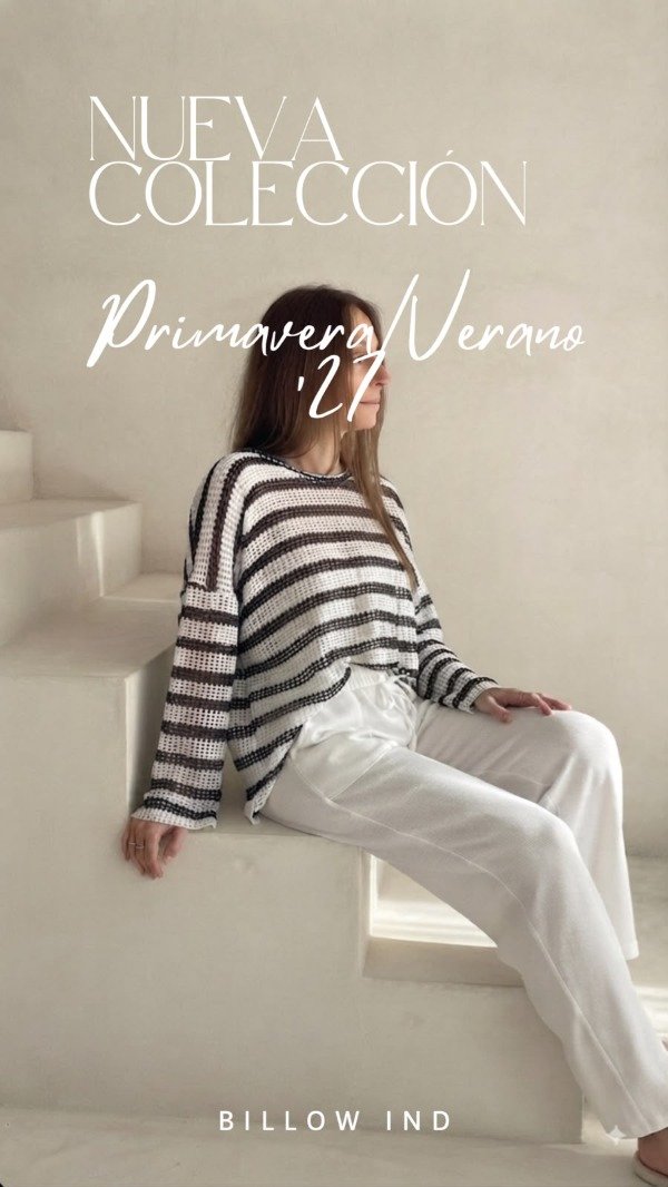 Producto - SWEATER CALADO BLACK AND WHITE - 1