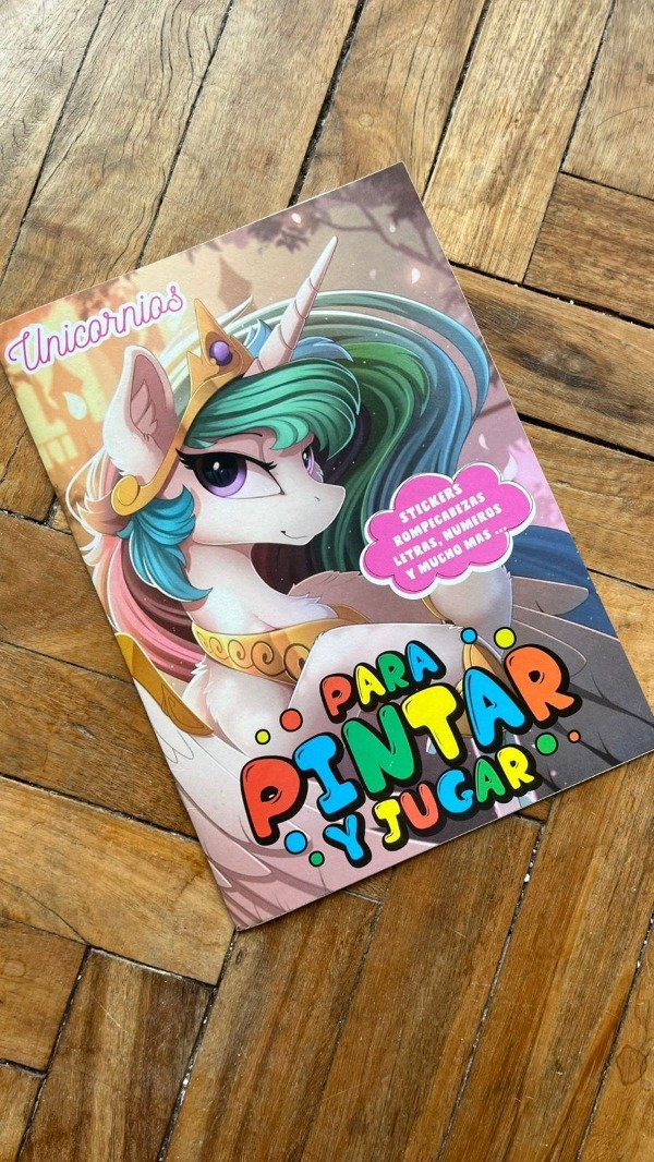 Producto - LIBRITO PARA PINTAR UNICORNIO