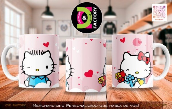 Producto - Taza Cartoon - Hello Kitty - TZ-RT-BL-11OZ-496-CTN-HK