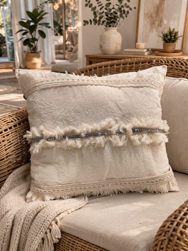 Producto - Almohadón Deco con brillo 40 x 40 CM (completo)