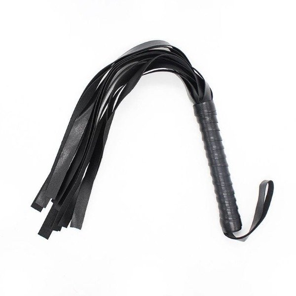 Producto - Latigo Cuero Negro Principiantes