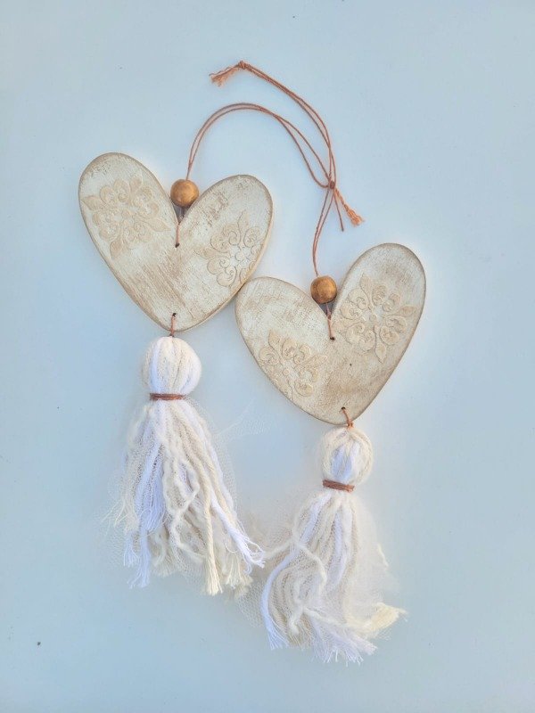 Producto - Colgantes corazones x 2