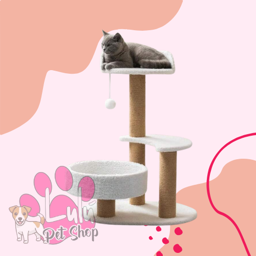 Producto - RASCADOR BLANCO 3 NIVELES