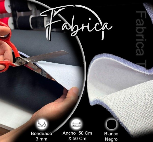Producto - Bondeado Negro 3mm (50 x 50cm)