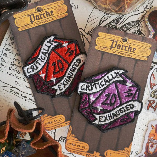 Producto - Parche Critically Exhausted