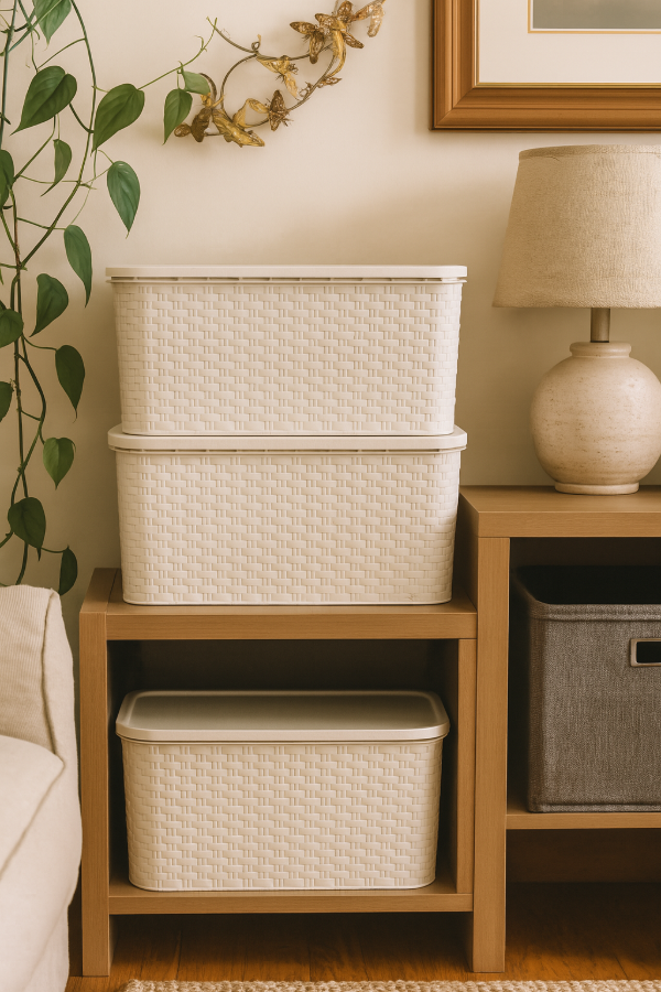 Producto - Canasto Simil Mimbre