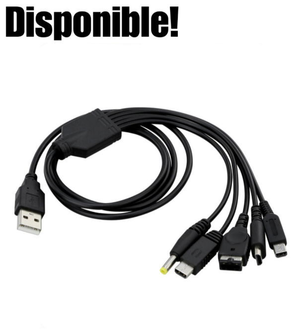 Producto - Cable de Carga USB 5 en 1 para Nintendo Retro