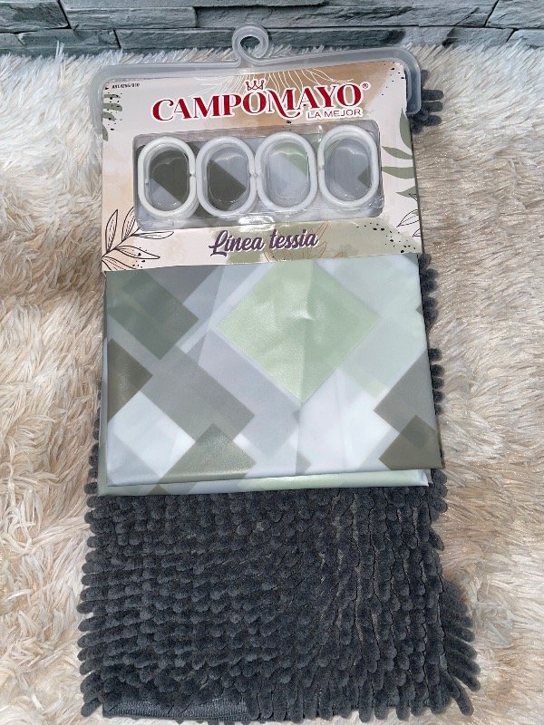 Producto - Set de cortina y alfombra tessia - 4