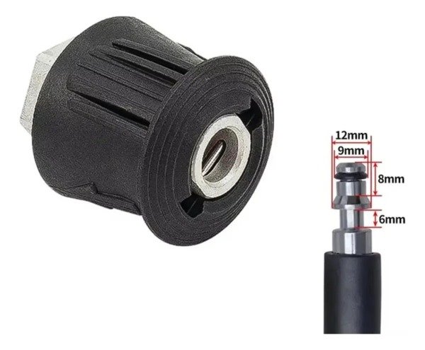Producto - ACOPLE QUICK CONNECT X M22 MANGUERA HIDROLAVADORA ACOPLE 9MM GAMMA