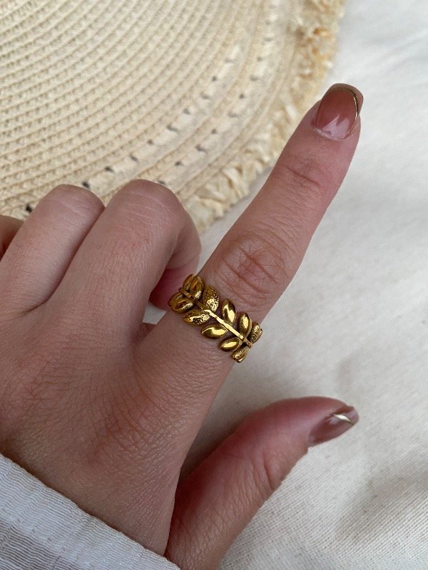 Producto - Anillo Hojitas Laurel A.D