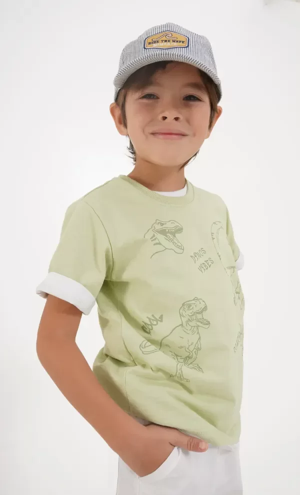Producto - Remera MC Kid Full Dino MM