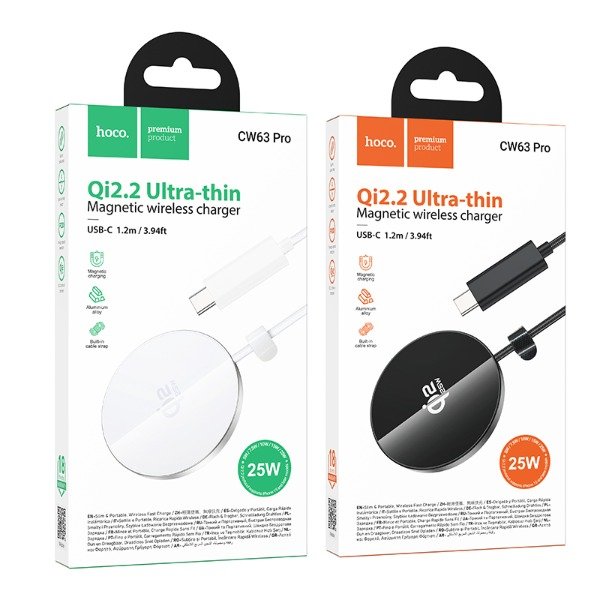 Producto - HOCO - CW63 Pro Fast Qi2.2 Carga Inalambrica - 0