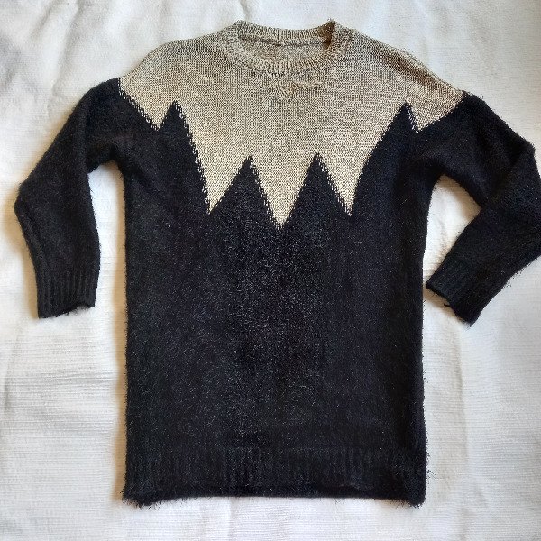 Producto - Sweater negro combinado con lurex (T. S)