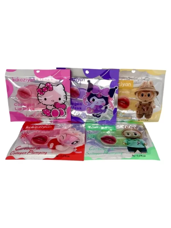 Producto - Mascarilla de colageno p/labios personajes Kakaziyan LM 4/26