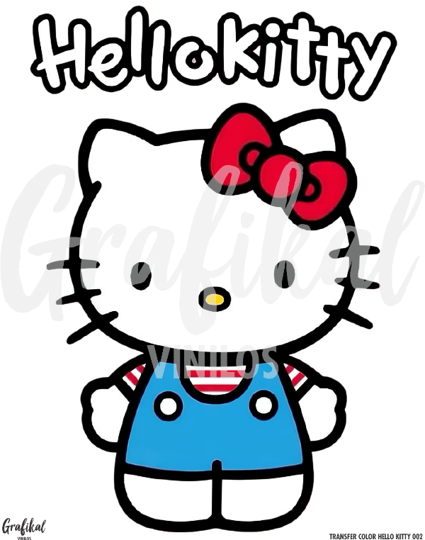 Producto - Transfer Color Hello Kitty 002