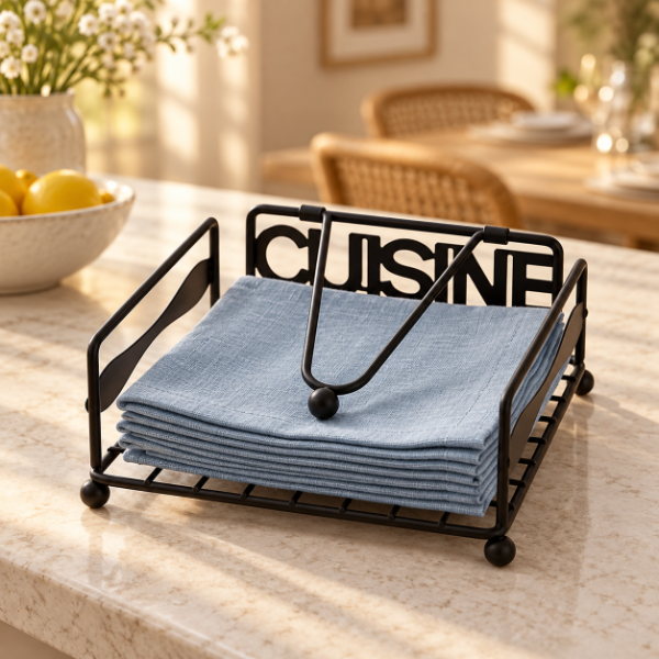Producto - SERVILLETERO DE METAL CUSINE 17X7CM - 1