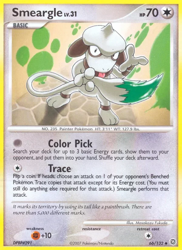 Producto - Smeargle 66/132 Diamond and Pearl: Secret Wonders