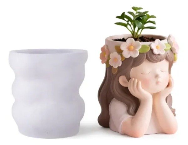 Producto - Molde maceta niña (uno solo por persona)