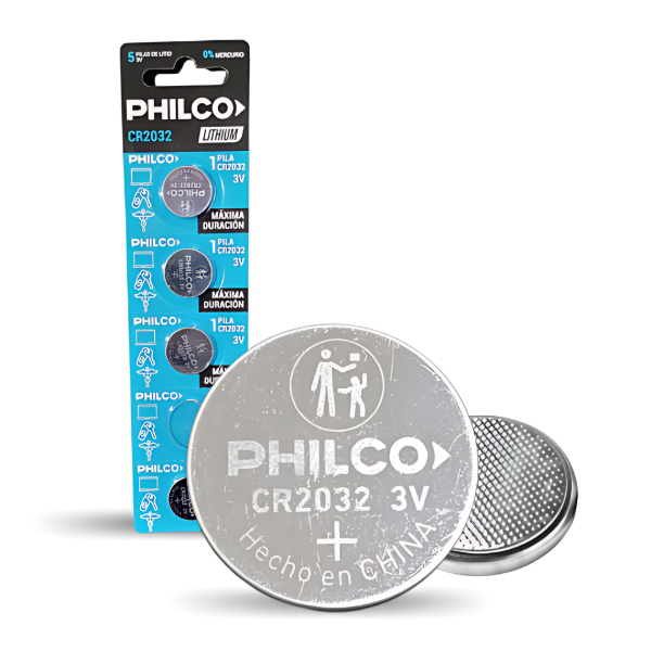 Producto - Pila CR2032 PHILCO x Unidad