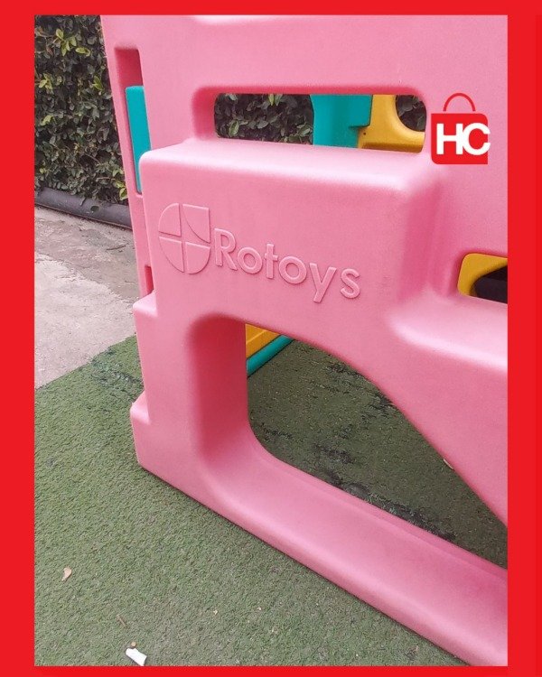 Producto - Plaza de juegos / Mangrullo con tobogán Rotoys - Diversión total en el patio - 8