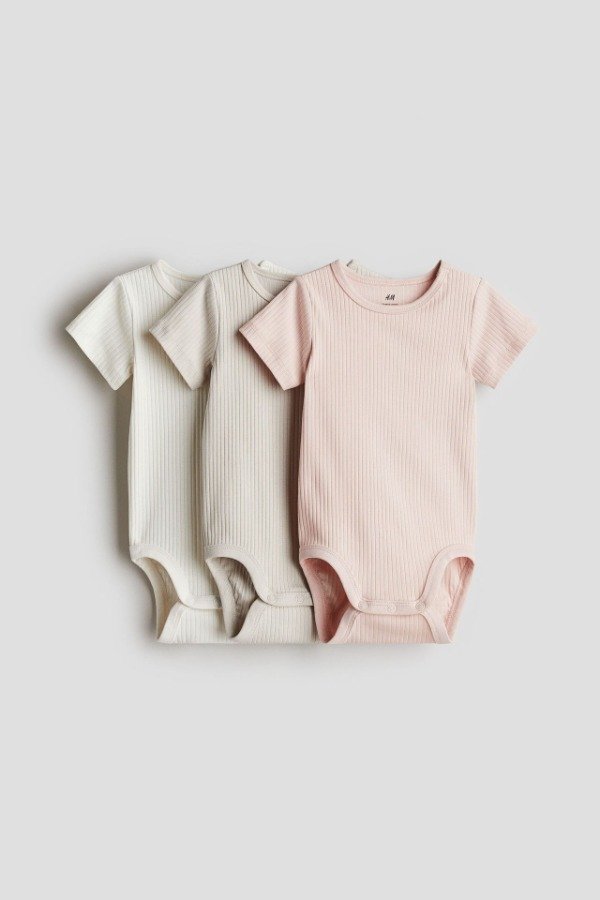 Producto - Pack x 3 bodies HyM en canale manga corta