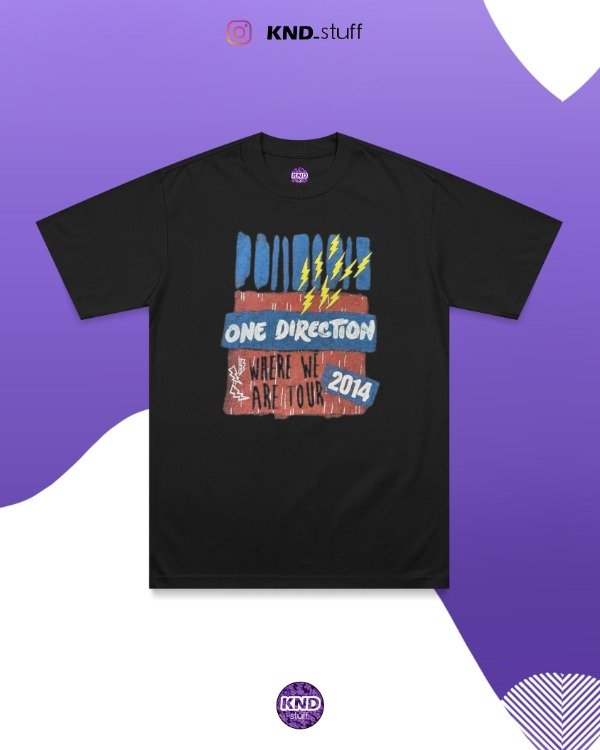 Producto - Remera where we are tour 2014 - DTF
