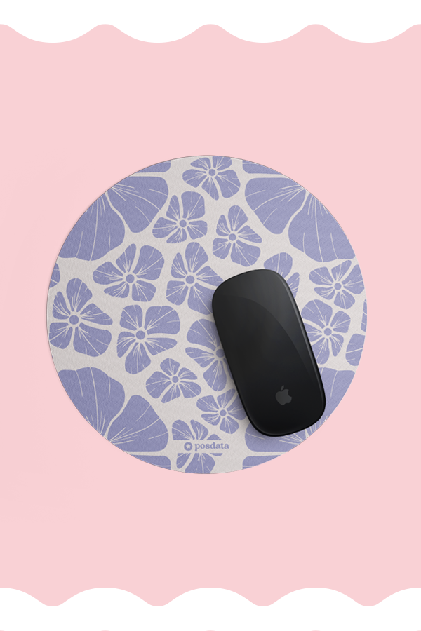 Producto - Mousepad flores violeta