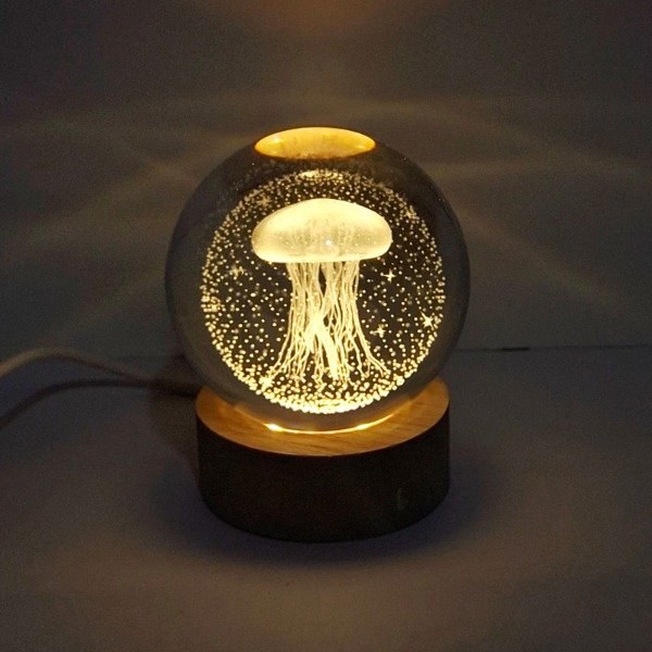 Producto - Velador Esfera Cristal Meduza