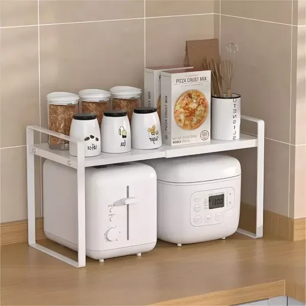 Producto - ESTANTE ORGANIZADOR DE METAL EXTENSIBLES - VARIAS MEDIDAS - BLANCO O NEGRO