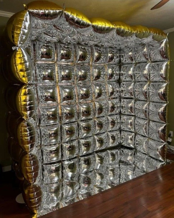 Producto - Pared metalizada de globos