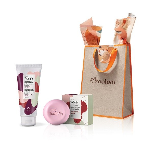 Producto - Regalo Granada y Flor de Mora: crema corporal 100ml + jabon 90g