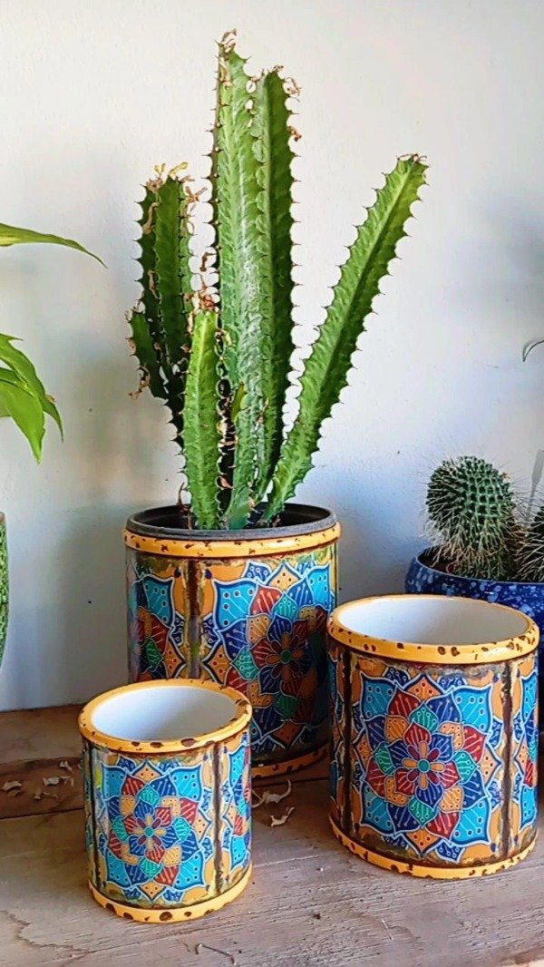 Producto - Maceta amarilla