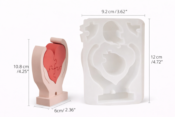 Producto - Molde rompecabezas corazon 3574- LDS