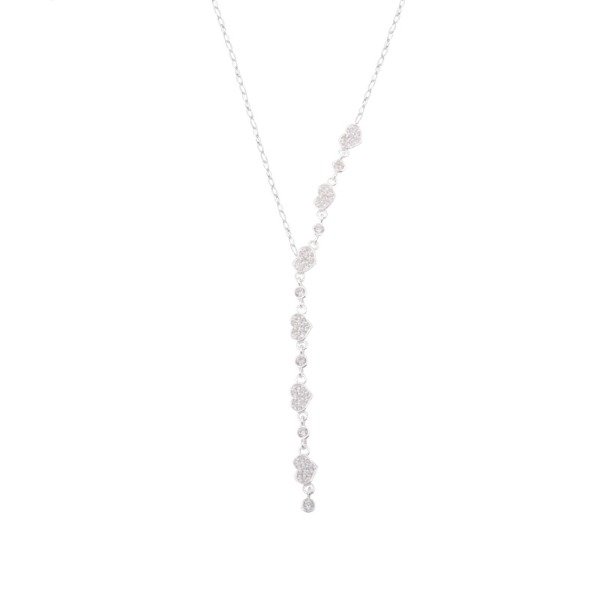 Producto - Cadena corazones y punto de luz corbatero 42+3cm