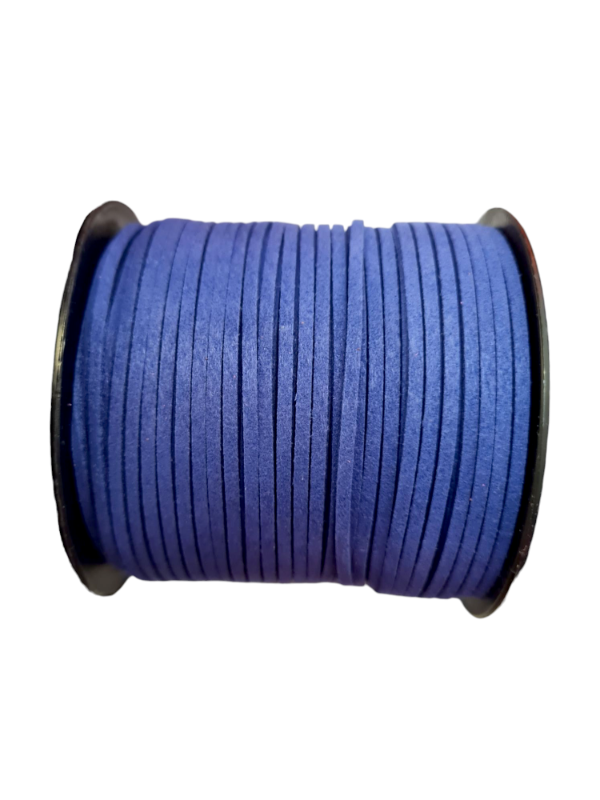 Producto - HILO DE GAMUZA AZUL OSCURO X METRO