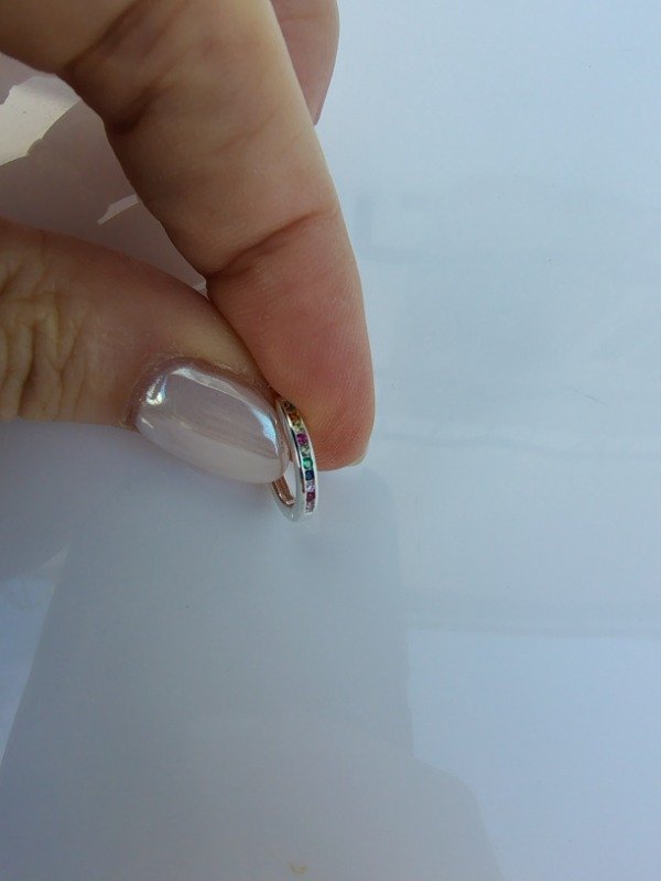 Producto - Aros Slim Rainbow 15 mm - 4