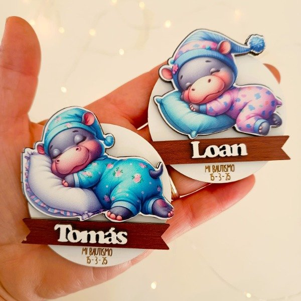 Producto - Souvenir llavero o iman personalizado - DORMILONES ALMOHADA