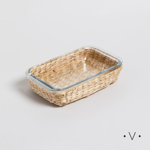 Producto - Fuente rectangular p/horno c/seagrass