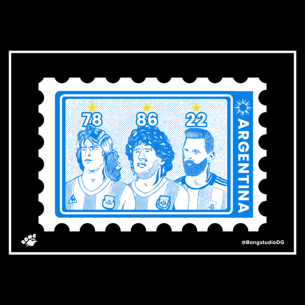 Producto - Print Kempes, Maradona y Messi