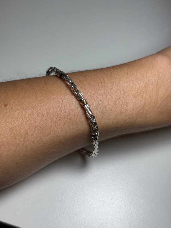 Producto - Pulsera plata y oro H