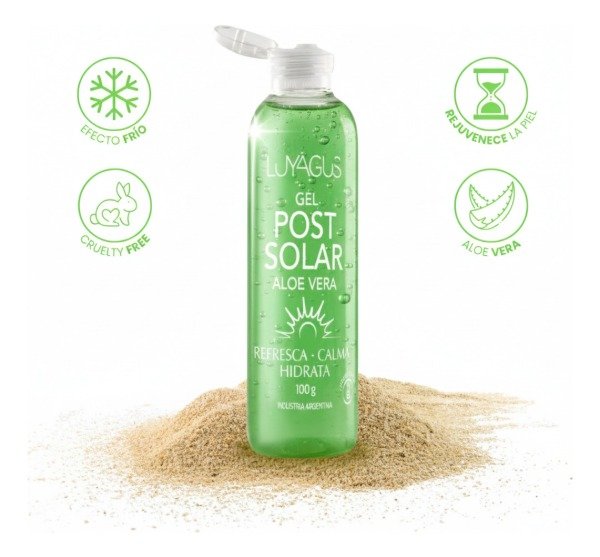 Producto - Gel postizas solar áloe vera Luyagus 2/26