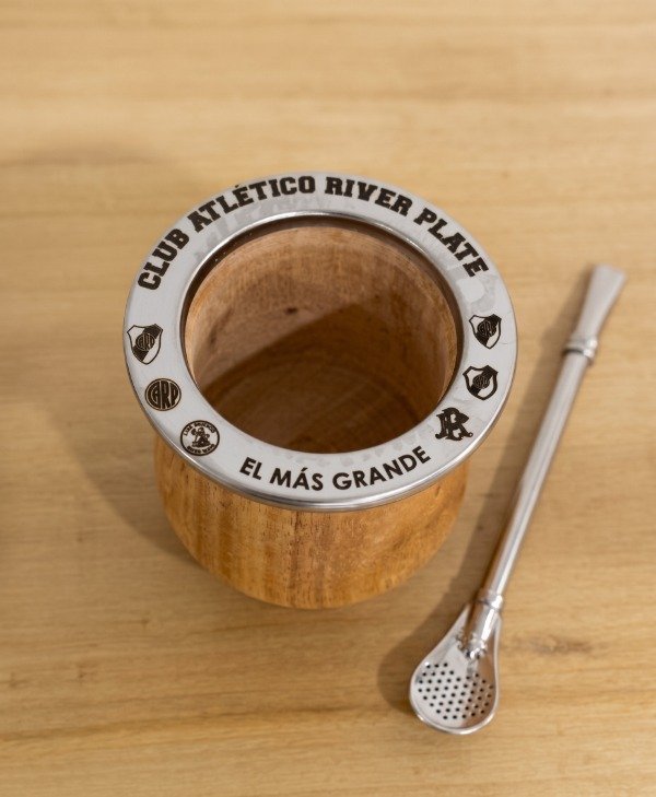 Producto - Combo Mate y Termo RIVER + bombilla - 1