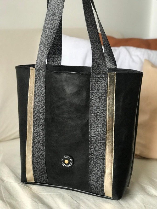 Producto - Tote Natalie Negro Champagne