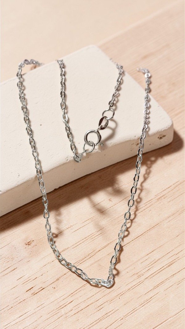 Producto - Cadena de Plata 925 espejito entre fina-med