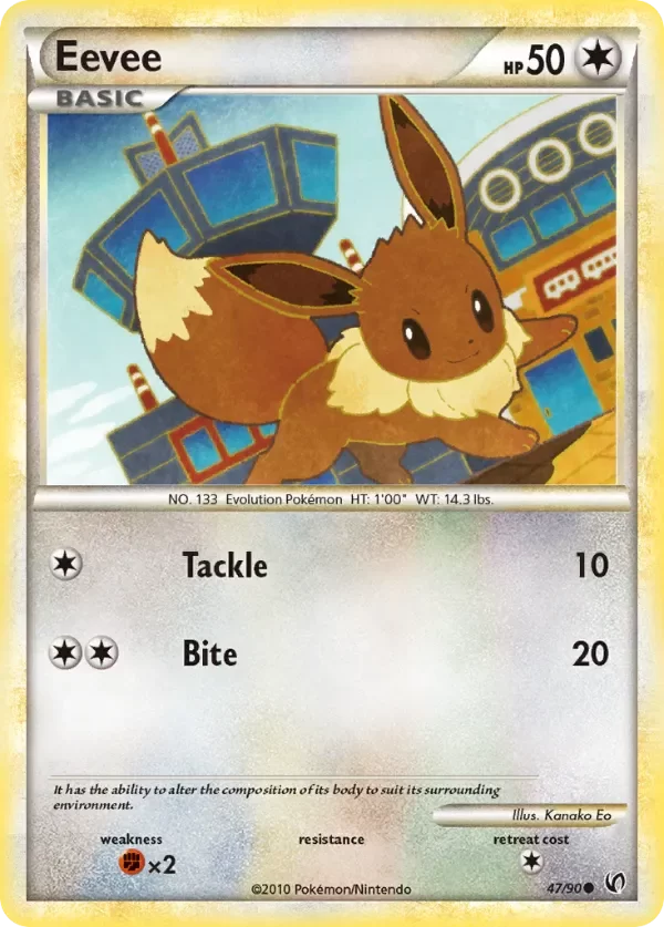 Producto - Eevee 47/90 HeartGold and SoulSilver: Undaunted