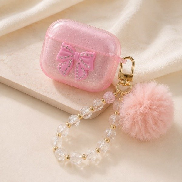 Producto - Case for airpods pompon