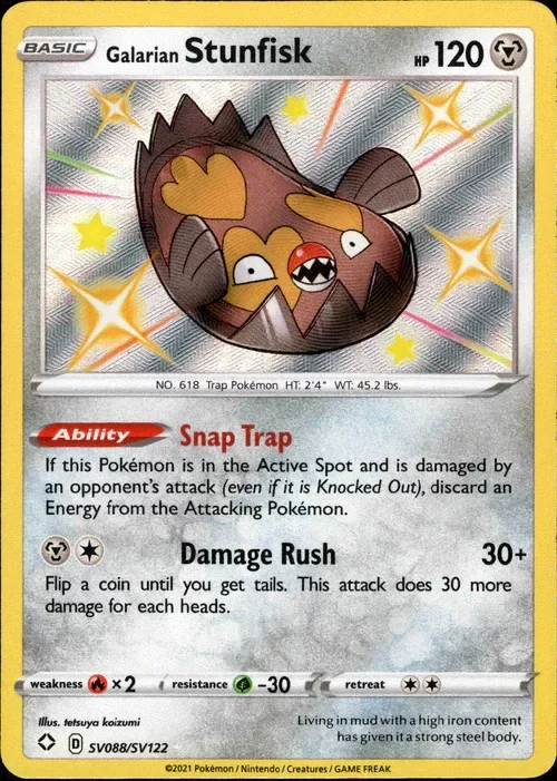 Producto - Galarian Stunfisk - SV088/SV122 - Shining Fates - Holo